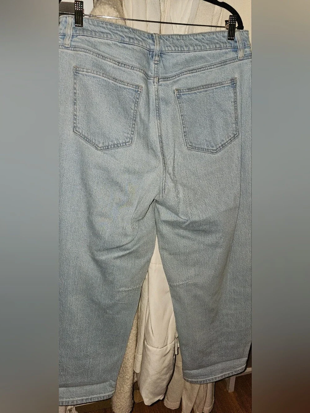 MACY'S: ON 34th Embellished-Collar Denim Shirt & Embellished Barrel-Leg Jean